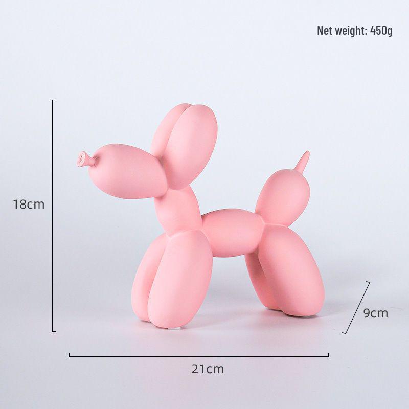 Nordic Creative Resin Balloon Dog Figurines - Home & Wine Cabinet Decor