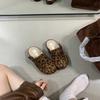 2025 autumn and winter new thick-soled bag head half slippers women's wear fashion one-pedal lazy shoes