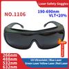 Beauty Laser Treatment Protective Goggles Eyewear 200nm-2000nm Hair Removal Eye Protection Safety Lazer Glasses for Work