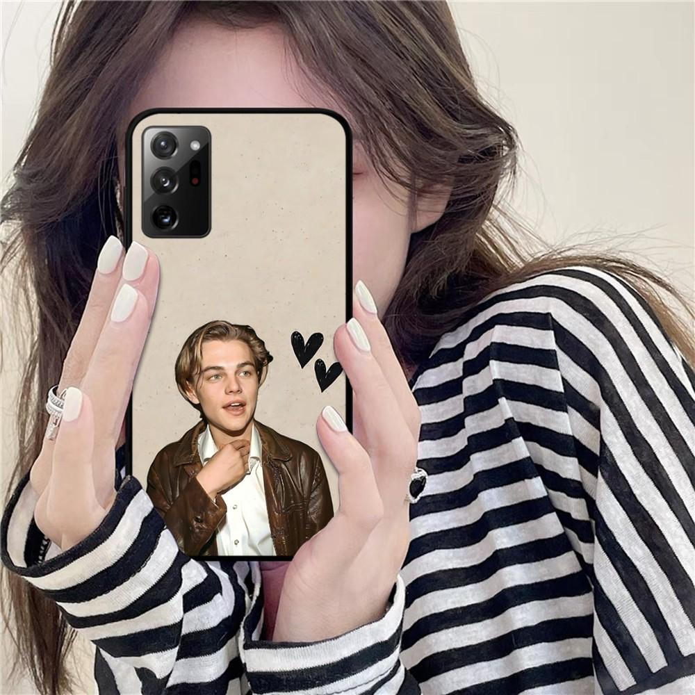L-Leonardo D-Dicaprio Y-Young Phone Case For Samsung Note 8 9 10 20 Pro Plus Lite M 10 11 20 30 21 31 51 A 21 22 42 02 03