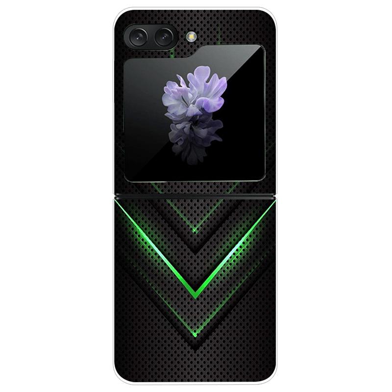 Clear Phone Case For Samsung Galaxy Z Flip7 Fashion Hard PC Silicone Cover For Galaxy Z Flip 7 5G ZFlip7 Transparent Protector