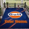 Custom Text Printed Rug Gulf Non Slip Floor Carpet For Home Room Decor