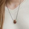 Echo Shell Formica Brown Necklace BH7N61707WS800