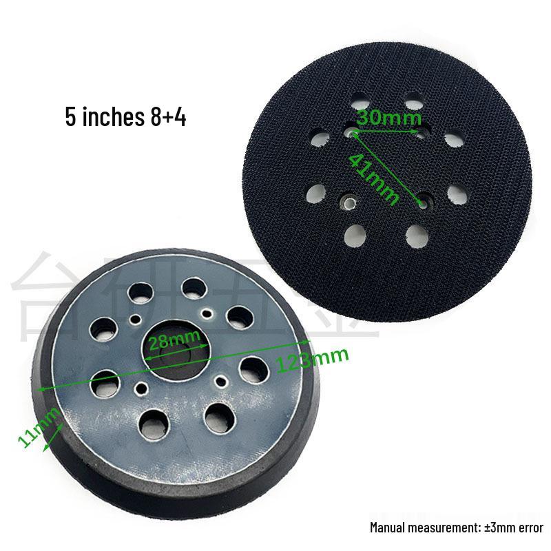 5-inch 8-hole Self-adhesive Sanding Pad for Electric Polishers and Grinders