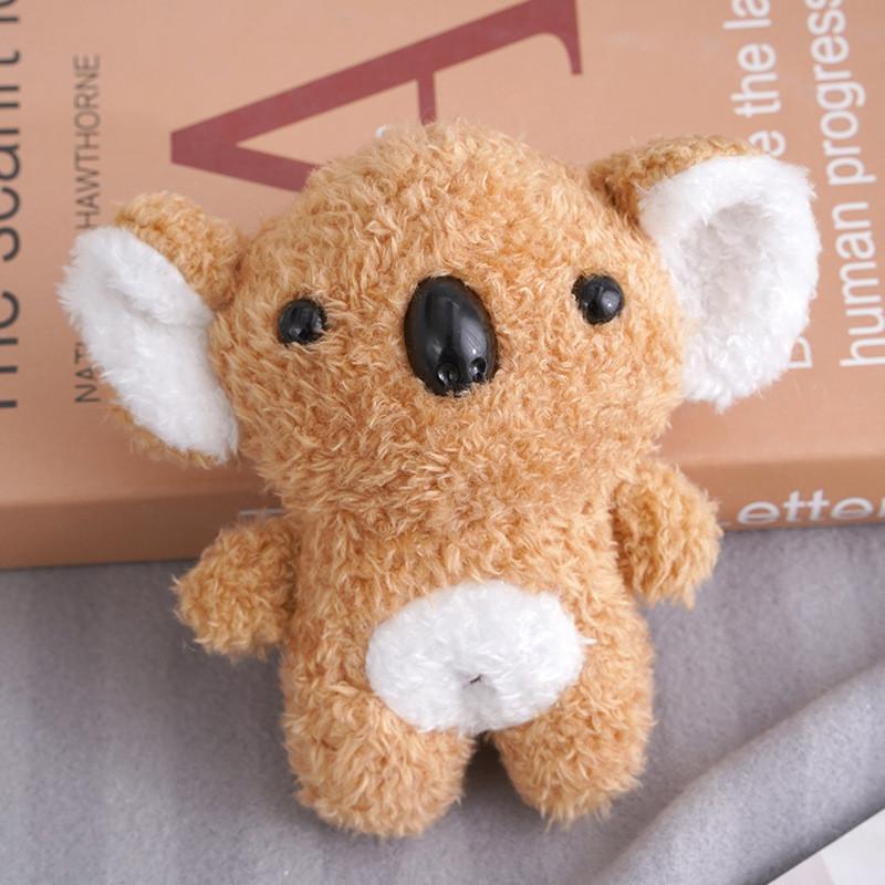 Entzückender Koala Plüschschlüsselanhänger Niedliches Stofftier Rucksackzubehör Puppe Geschenk
