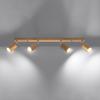 Ceiling Lamp Berg 4 Natural Wood