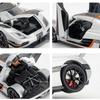 1:24 ONE-1 Miniature Toys Cars Alloy Diecast Models Pull Back Vehicles 4 Doors Opened Sports Car Toddler Toys For Kids Gifts