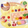 CORPER TOYS Joc de Rol Fructe Frigarui Băț de Făcut Fructe Fructe Deget Copii Bucătărie din Lemn Joc de Rol Educativ 33 Băieți și Joc de Rol Set Cadou, Set,