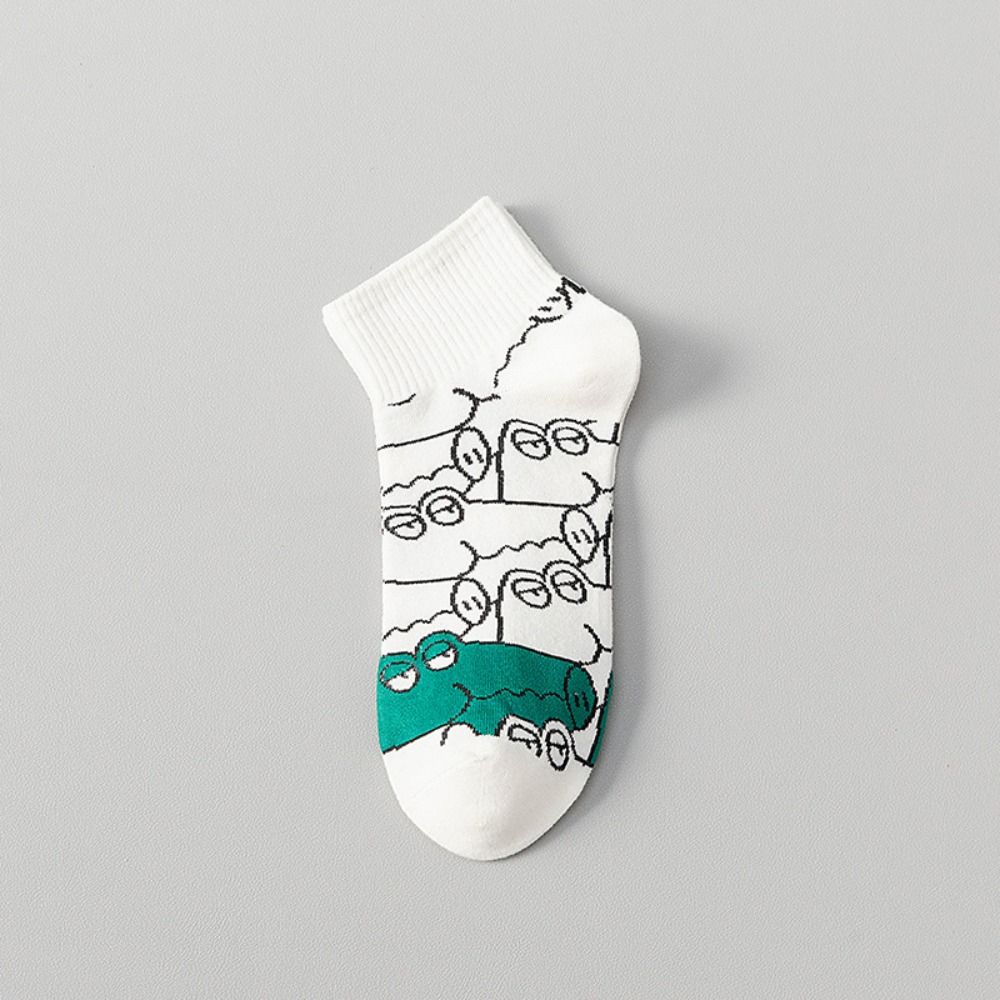 5Pairs Cotton Men Tube Socks Simple Sports Ankle Sock Casual Men's Mid-calf Socks  Female