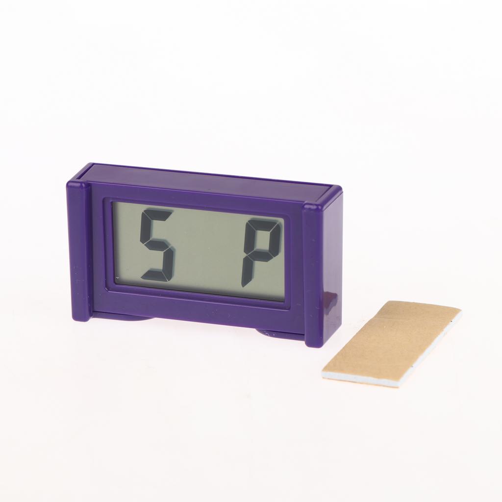 Mini Digitaluhr Großbildschirm Auto Armaturenbrett Elektronische Uhr Selbstklebend Mini Uhr Auto Uhr Für LKW Armaturenbrett