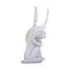 Modern Embrace White Angel Bookcase Figurine Garden Ornaments Resin Crafts Angel Wing Statue