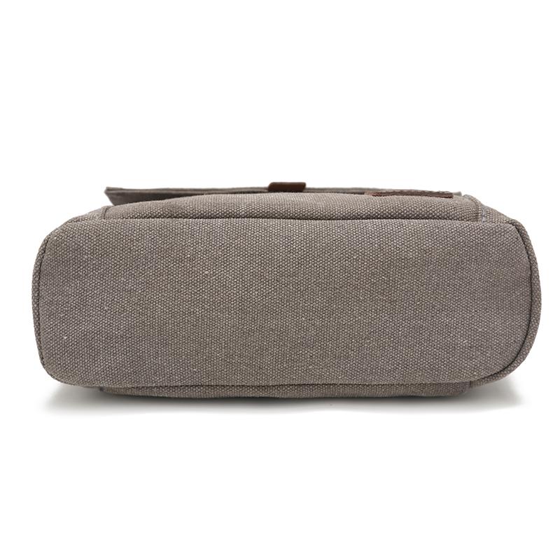 Men's Canvas Crossbody Bag Multifunctional Lightweight Shoulder Bag