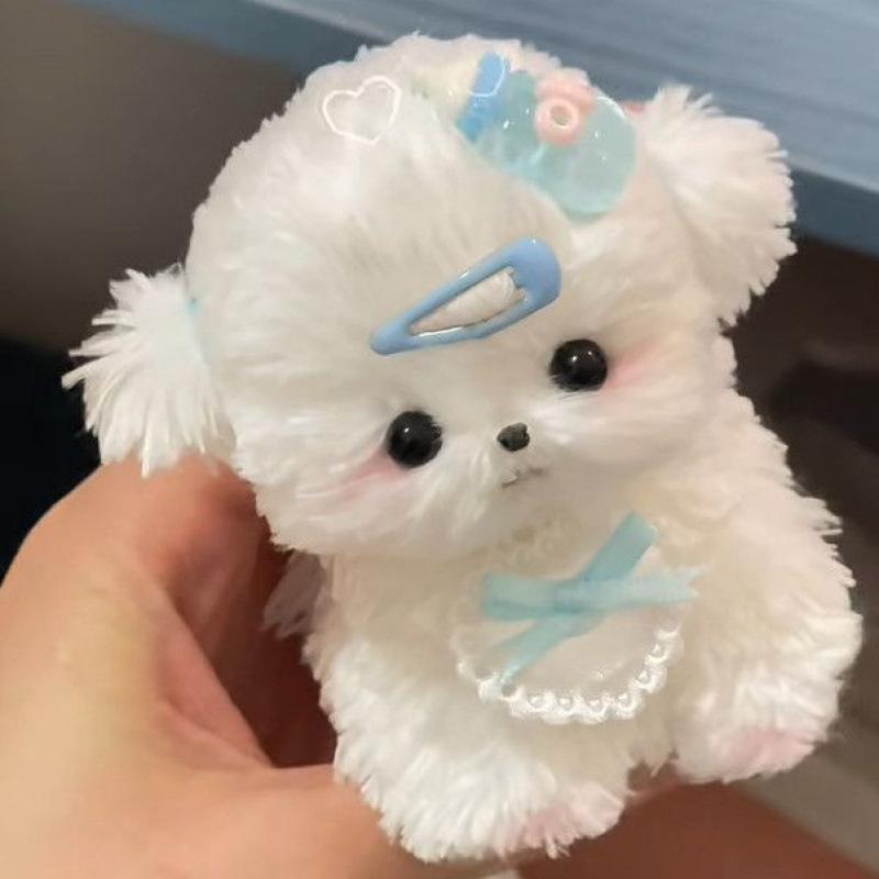 Joli Bâton Torsadé Haute Beauté Chat Fait Main DIY Tissage Ornement de Bureau Pendentif de Sac Cadeau pour Amis