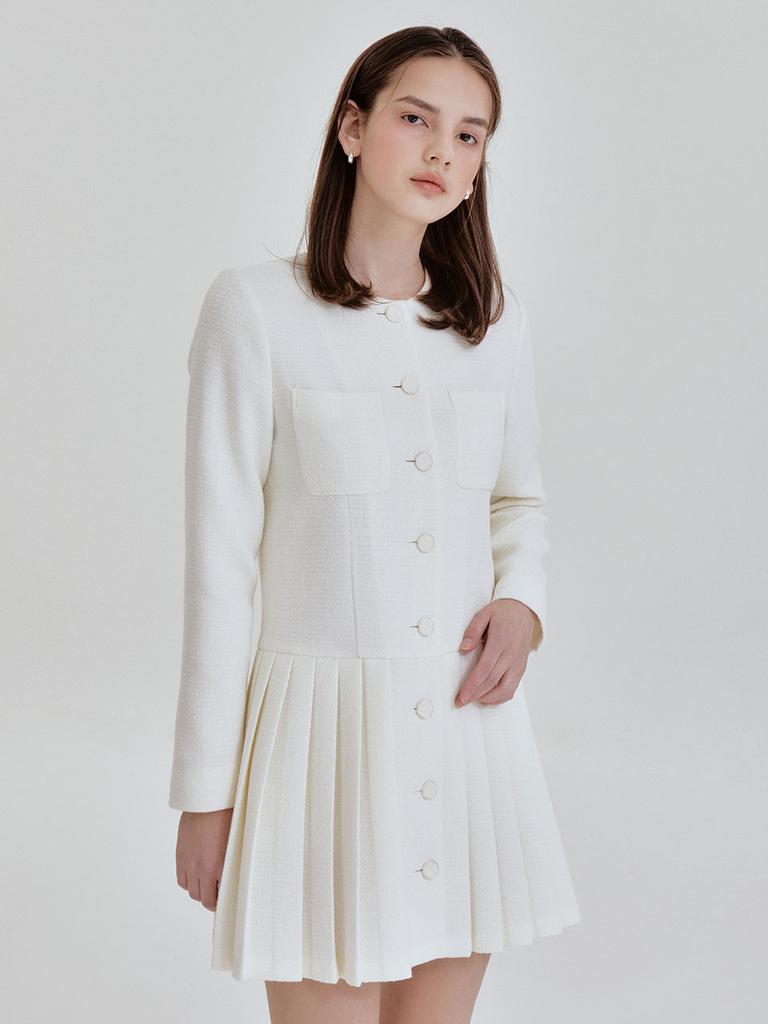 Liel Lory Tweed Mini Ops (Ivory)