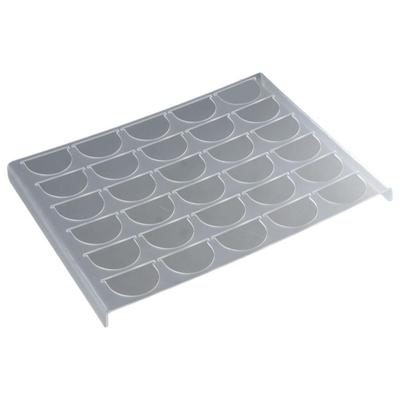 Holds 30 Pods Coffee Capsule Storage Tray Acrylic Clear Coffee Capsule Holder Easy To Clean Durable Drawer Insert Organizer
