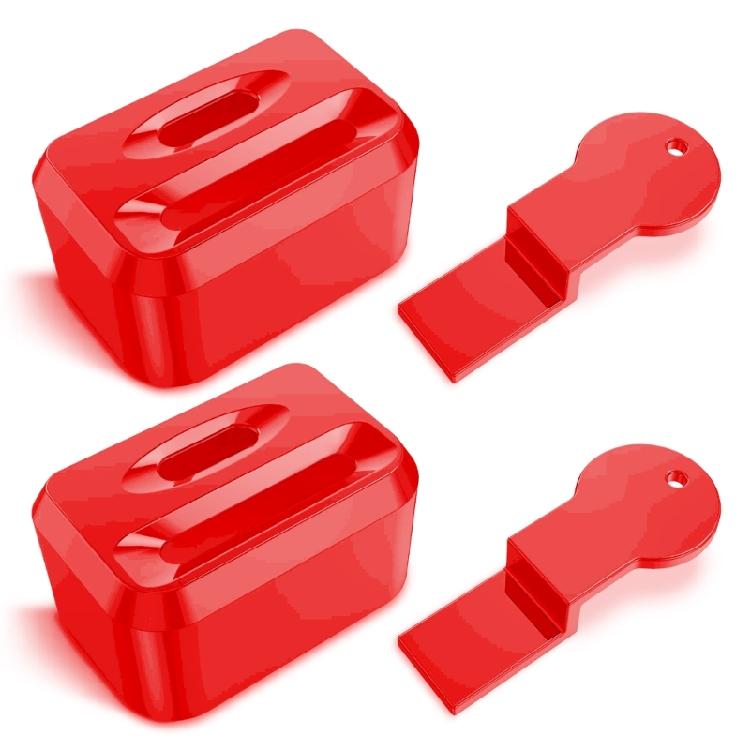 Seat Belt Buckle Guard Cover & Release Keys Prevents Kids Unbuckling Seat Belts