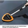 Windshield Cleaning Tool, Car Window Cleaner With 4 Washable Reusable Microfiber Pads, Extendable Long Handle Glass Wiper Cleaning Kit, Auto