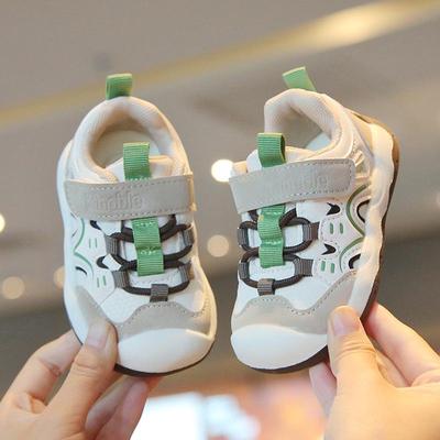 Baby Loopschoenen met Zachte Zool - Antislip Cartoon Klittenband voor Jongens & Meisjes, Lente/Herfst Stijl