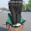 Moon Chair: Thickened Folding Outdoor Recliner for Camping, Fishing, Picnics, Art, and Relaxation