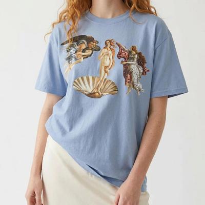 T-shirt Comfort Colors® Sandro Botticelli - Nascita di Venere e t-shirt per bambini, Maglietta di storia dell'arte e t-shirt per bambini