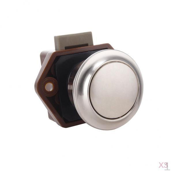 

3 шт. Нажимной замок для шкафа, выдвижного ящика, буфета, маленьких дверей, 20 мм