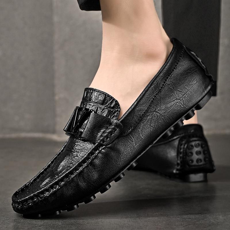 Mens Shoes Leather Male Men's Men Oxfords Dress Shoes for Men Luxury Designer Loafers Flats Men Leather Man Shoes