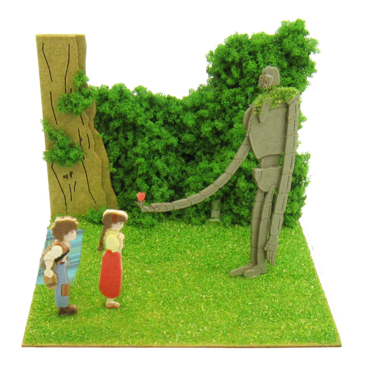 

Sankei Studio Ghibli mini Laputa Castle in the Sky Robot Sheeta and Pazu Papercraft Soldier, Non-Scale MP07-19