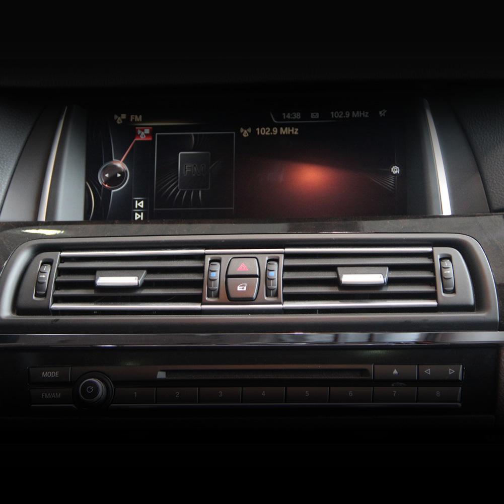 Dashboard Air Outlet Frame Front Air Conditioning Outlet Center Car Air Vent Assembly for BMW 5 Series F10 11-17 RHD Accessories