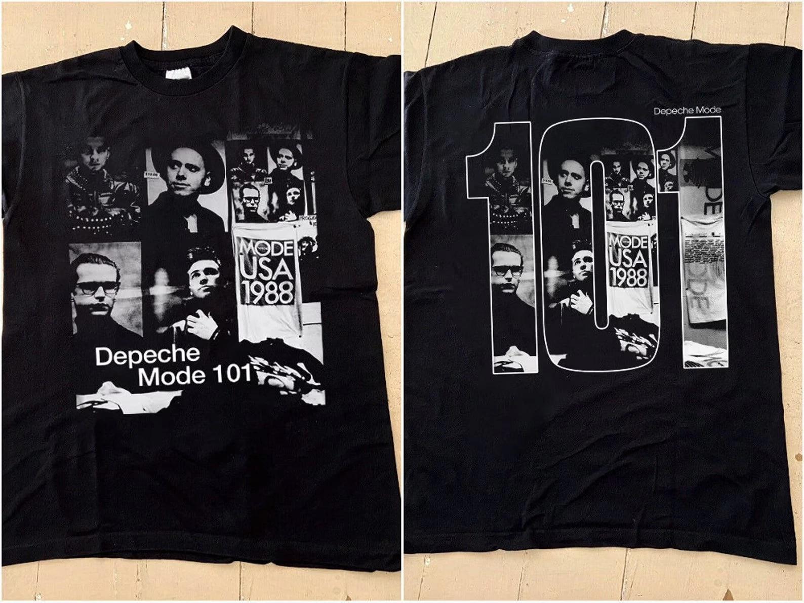Винтажная футболка Depeche Mode 101 1988 года 2XL