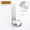 Jinrui Stainless Steel Black Bathroom Hook for Coats and Hats