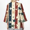 Women's Casual Fashion Printed Lightweight Mid-length Jacket Cardigan