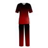 Frauen Kurzarm V-ausschnitt Tops + Hosen Arbeits Set Anzug Lose Beiläufige Kurzarm T Shirts Top Und Lange Hosen trainingsanzug