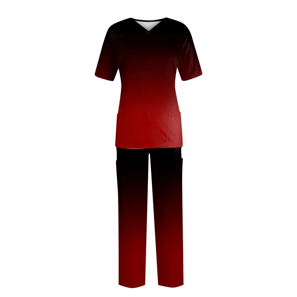 Frauen Kurzarm V-ausschnitt Tops + Hosen Arbeits Set Anzug Lose Beiläufige Kurzarm T Shirts Top Und Lange Hosen trainingsanzug