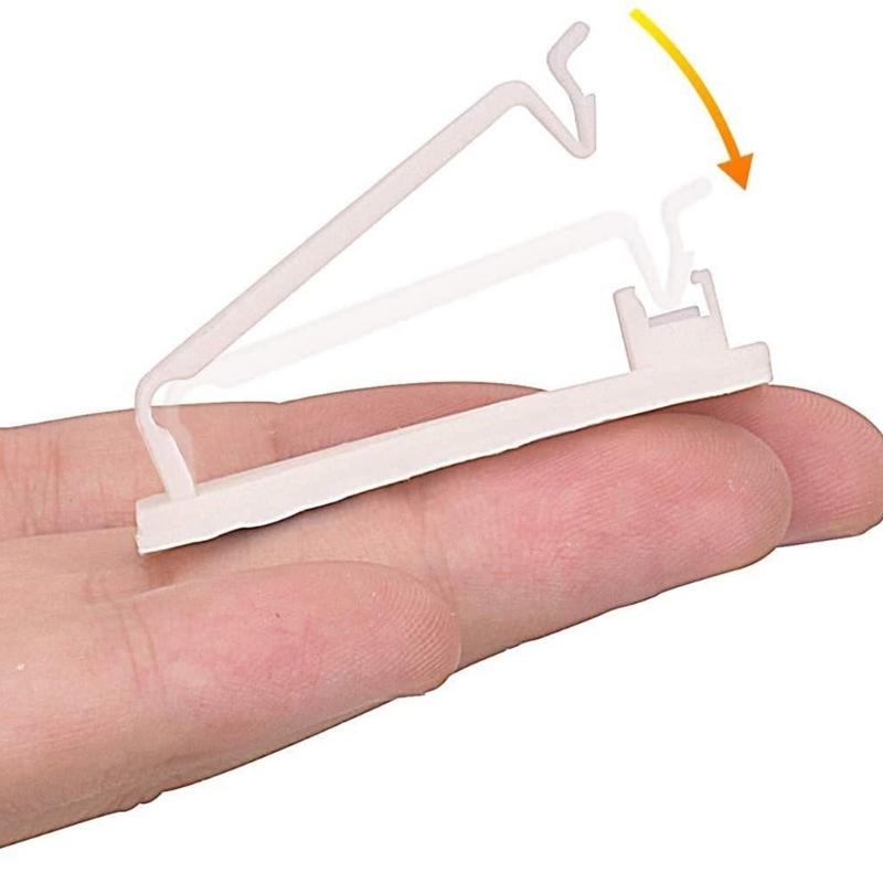 Packung mit 10 praktischen Drahtklemmen mit Klebesockel zur Kabelorganisation, Verhinderung von Kabelsalat, Kabelhalter für Zuhause, Arbeit