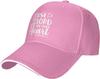 Vertraue dem Herrn Sprüche Rosa Baseballkappe Polyester Verstellbar Vintage-Waschung Lässige Mütze Für Unisex