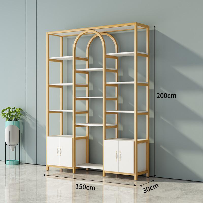 Elegant Display Stand: Nail Art and Skincare Storage Rack for Beauty Salons