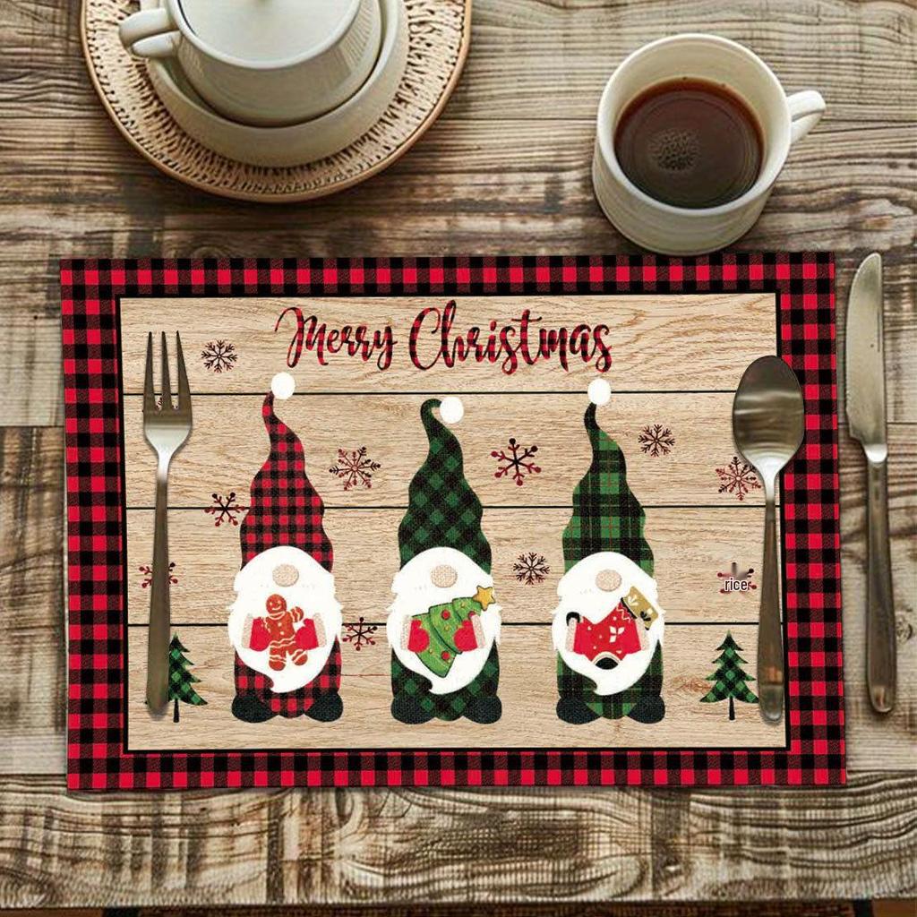 Bestselling Christmas Table Mat: Versatile Heat-Resistant Decorative Placemat