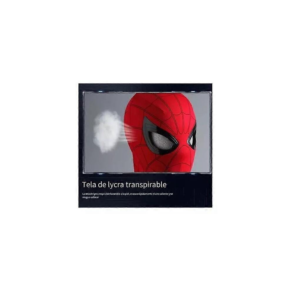 Spider-Man Mask with Movable Blinking Eyes