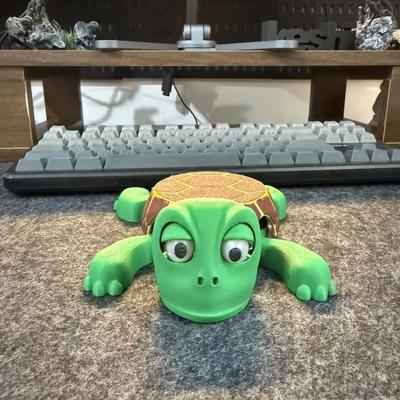 3D Tlačený Nezvyčajný Podložka pod Pohár Korytnačka Panická Korytnačka Izolovaná Podložka pod Pohár Ornament Uvoľnenie Stresu Vtipná Dekorácia Základne pod Hrnček Bábika Bugsy