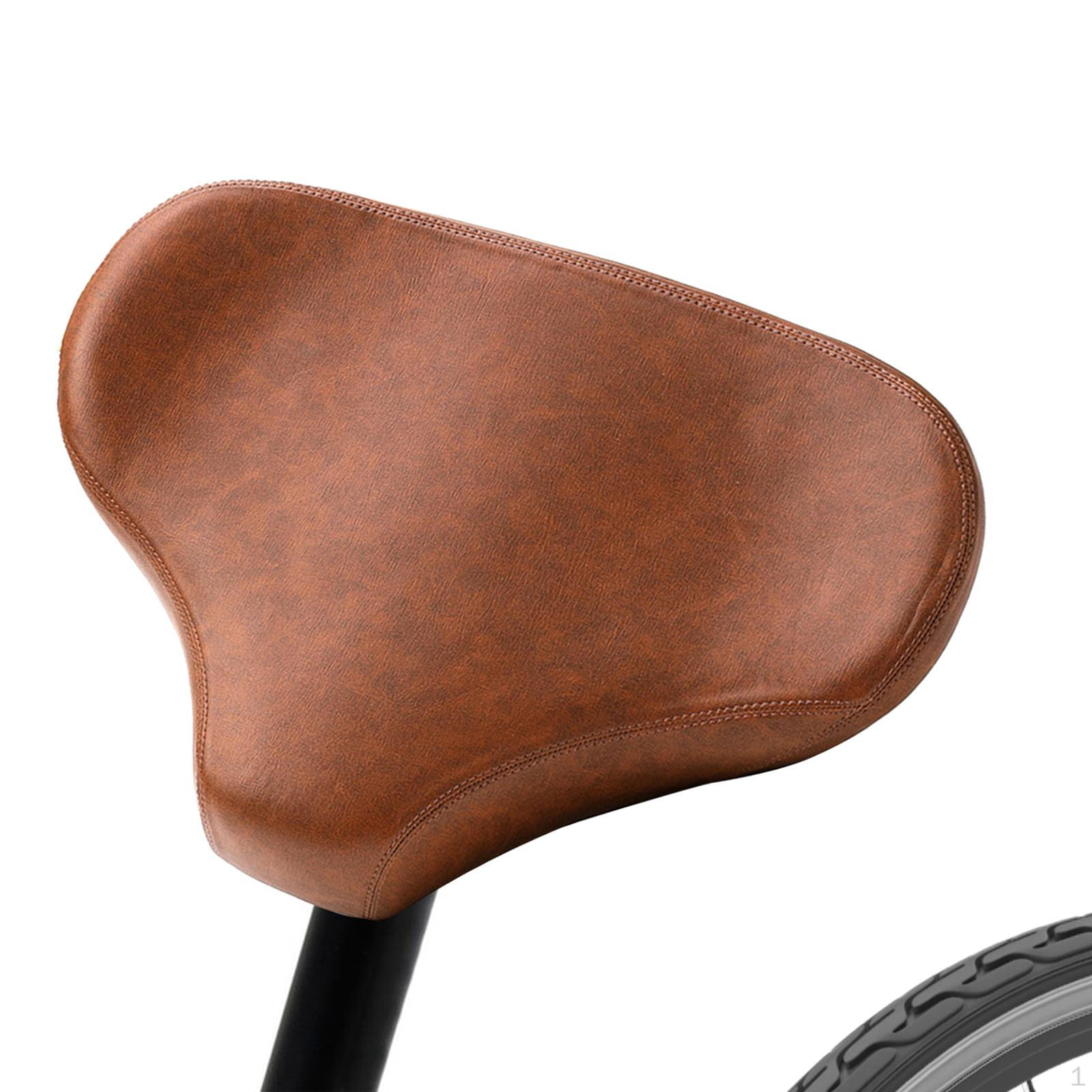 

Велосипедное сиденье велосипедное седло широкое удобное подушка для езды на велосипеде для шоссейного велосипеда, коричневый