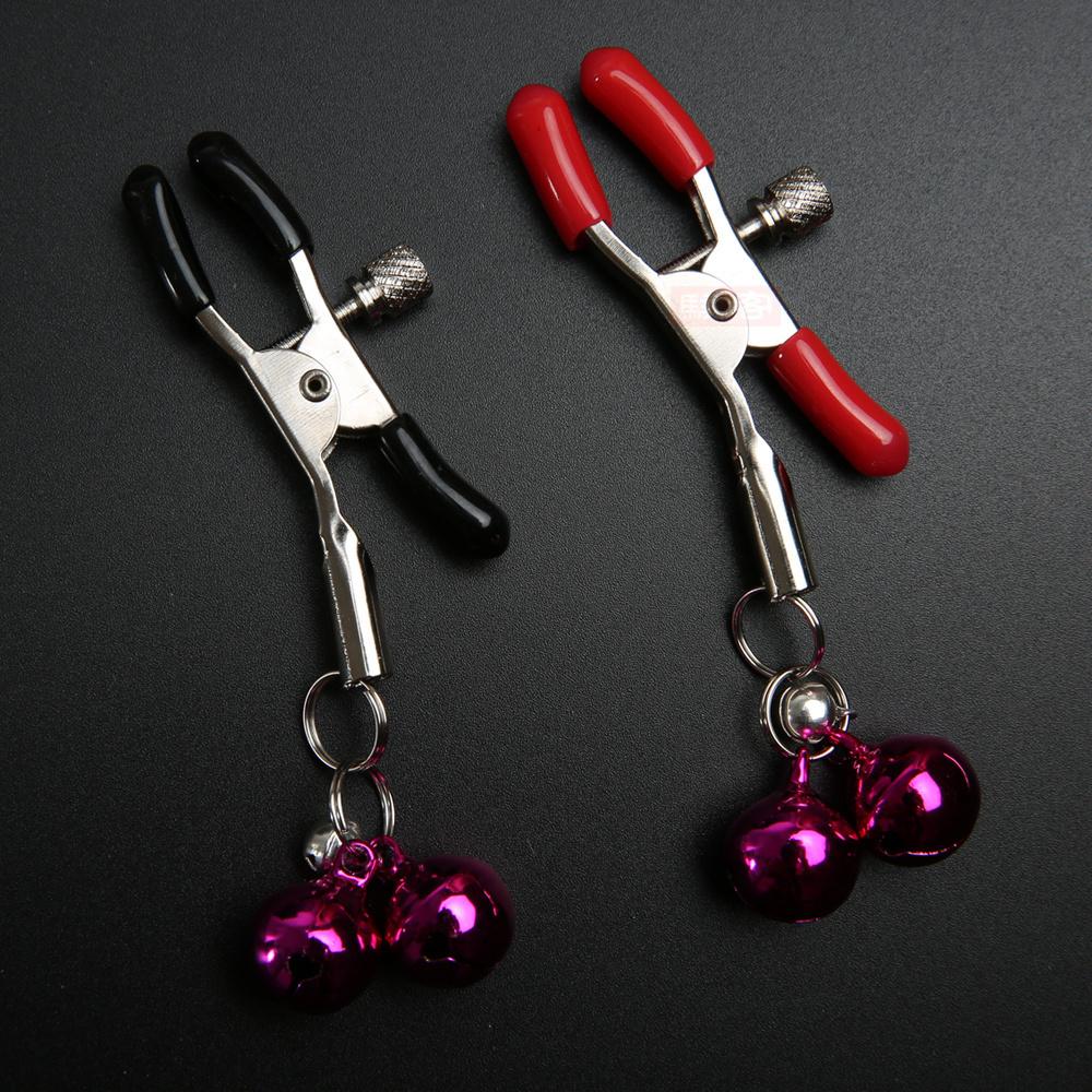 Couple's Metal Nipple Clamps – Long Head Breast Clips For Men & Women,  Stimulation & Alternative Punishment Toy