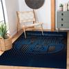 Fc Barcelona Customizable Name Area Rug Design for Bedrooms Hallway Foyer Living Rooms Anti-slip Rug Anime Office Decor