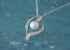 [Your and My Jewelry Box] SV925 Sterling Silver Genuine Pearl Pendant Necklace, 7mm Akoya Pearl [Gift Wrapped]