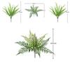 Faux Greenery Wall Panel Featuring 9head Iron Tree And Ferns For Home Indoor Decor