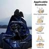 1 Stück Drachen-Gitarre-Themen-Decke Weiche Flanelldecke für alle Jahreszeiten Gemütliche Überwurfdecke mit kräftigem Grafikdruck, Reise- oder Urlaubsgeschenk für Familie & Freunde