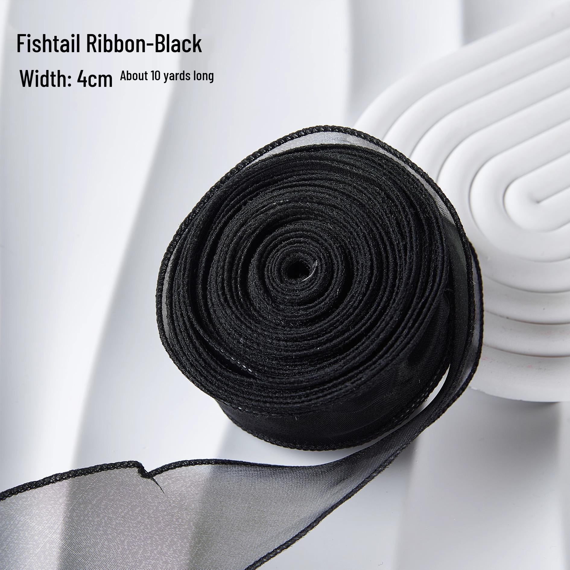 

Сатиновая лента из пряжи «рыбий хвост» для украшения торта и упаковки подарков