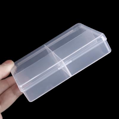 Scatola Portaoggetti Quadrata in Plastica Trasparente Piccoli Oggetti Varie Organizer Custodia Contenitore per Perline Gioielli Accessori per Utensili