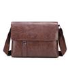 Autumn and winter new men's messenger bag computer bag file bag large capacity business briefcase men's bag soft leather shoulder bag