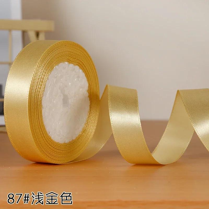 22meters 20mm Faced Satin Ribbon for DIY Silk Satin Ribbons Crafts Bow Handmade Gift Wrap Party Wedding Clothing Accessories