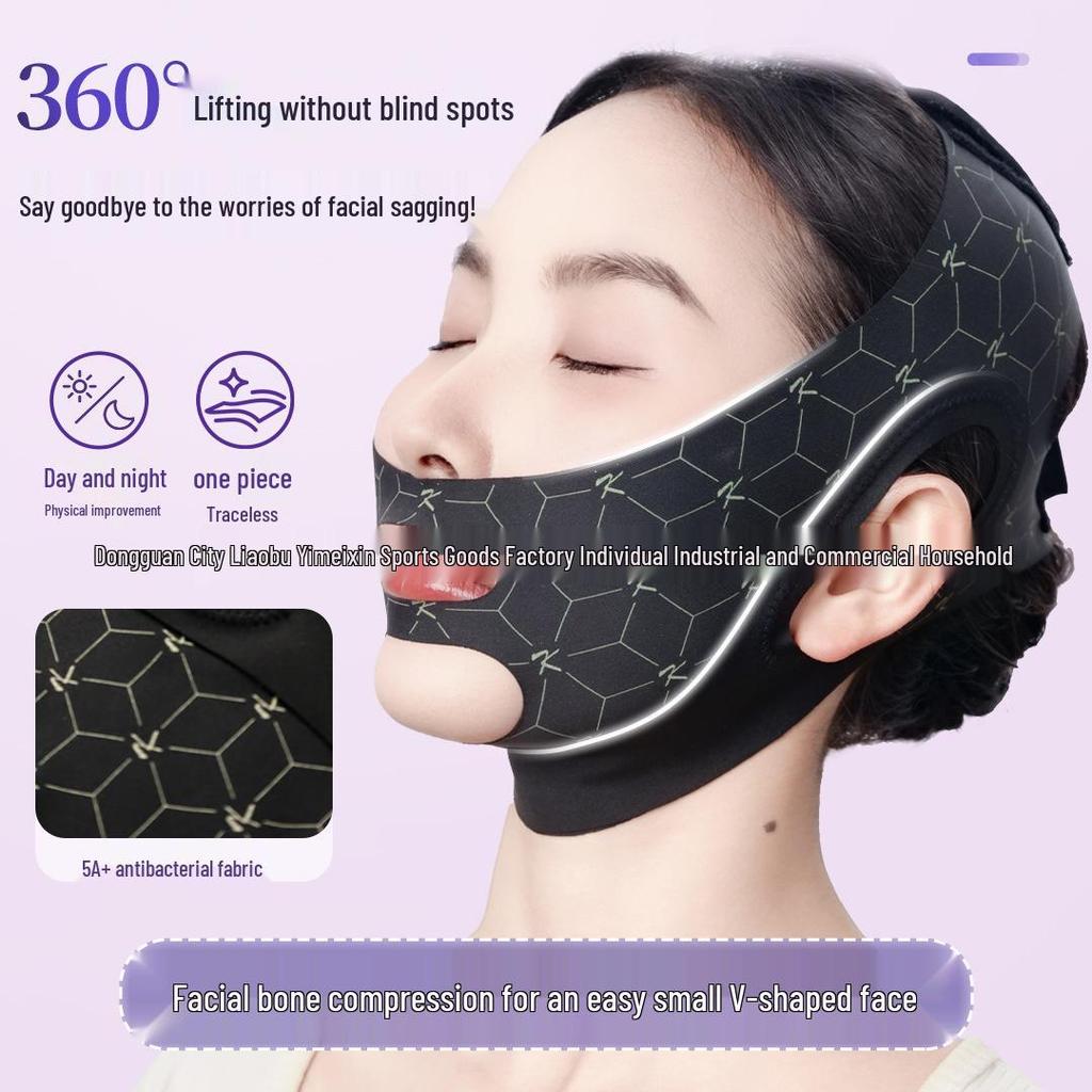 Fascia Dimagrante V-Face: Solleva, Rassoda e Riduce il Doppio Mento per un Viso Scolpito